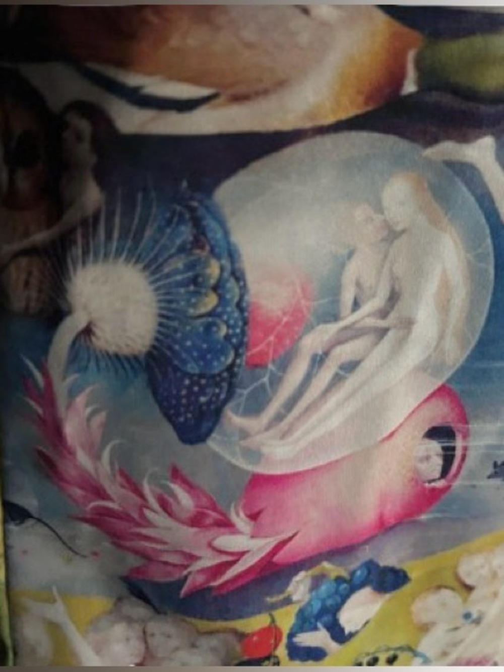 INCREDIBLE The Garden of Earthly Delights Blackmilk Top Art Boho Avant- Garde - Picture 6 of 16